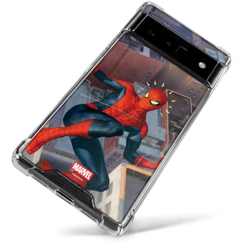 Marvel Spiderman Spidey Sense Google Pixel 6 Clear Case